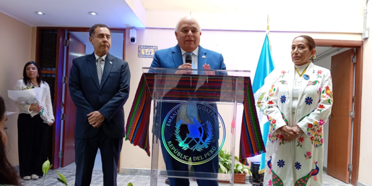 Embajada de Guatemala en Perú celebra el 204 aniversario de la independencia. (Foto: Minex)