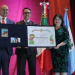 Consulado mexicano reconoce a ministra Grazioso con el premio Águila y Quetzal. / Foto: MCD.