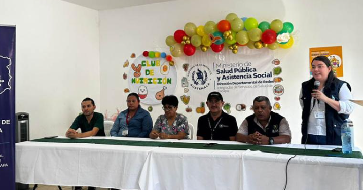 El Club de Nutrición beneficia a población zacapaneca./Foto: MAGA.