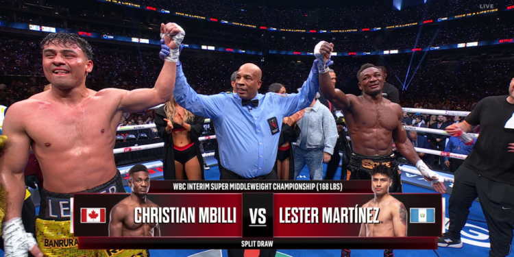 Confirman revancha entre Lester Martínez y Christian Mbilli
