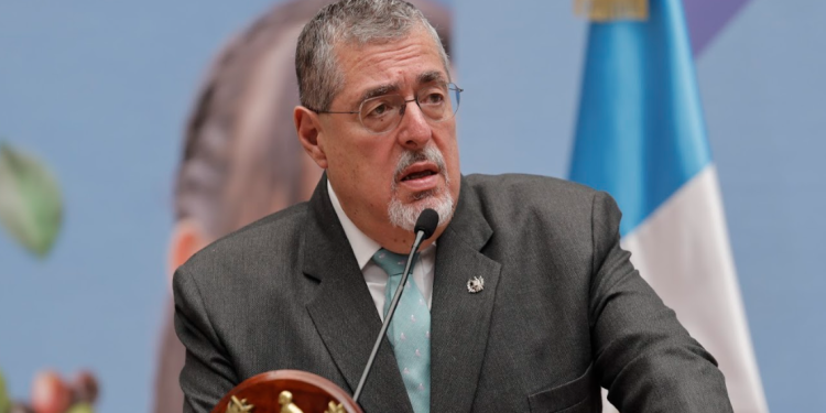 En la conferencia de prensa participó el presidente bernardo Arévalo, en la que informó que participará en la Asamblea General de la ONU.