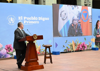 Secretaria ejecutiva de la Conred, Claudinne Ogaldes. / Foto: Byron de la Cruz