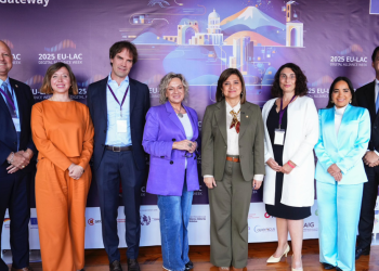 La Vicepresidenta participó en el Diálogo Político sobre Observación de la Tierra para la Gestión del Riesgo de Desastres. (Foto: Vicepresidencia de la República)