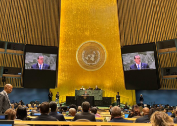 Presidente Bernardo Arévalo en la Asamblea de la ONU en 2024.