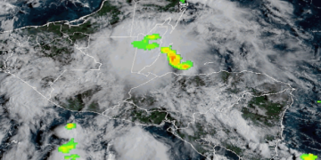 Lluvias disminuirán durante la semana./Foto: NOAA.