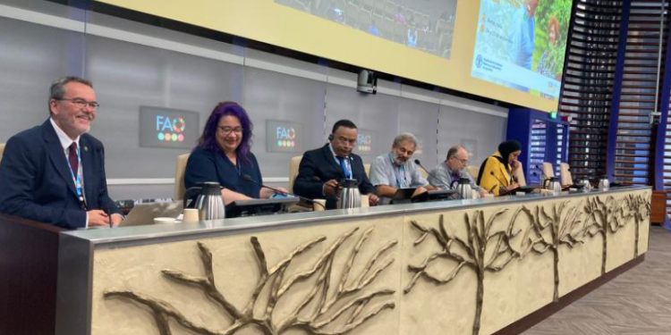 Otro de los puntos sobresalientes fue la presentación de las plataformas de innovación ASIS y GADAS, herramientas digitales que apoyan la toma de decisiones estratégicas en el campo. / Foto: MAGA