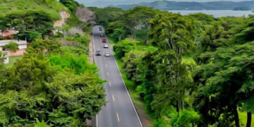 Caminos finaliza trabajos en la CA-1 Oriente, hacia El Salvador./Foto: CIV.