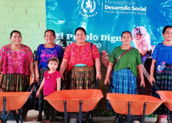 Mides entrega insumos esenciales en Alta Verapaz./Foto: Mides.