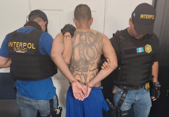 Ossiel Antonio Platero Cubías, de 36 años, miembro activo de la clica 18 Revolucionario. / Foto: PNC