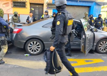 Capturado durante allanamientos / Foto: PNC