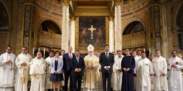 Santa Sede celebra misa en ocasión del 204 aniversario de independencia de los países centroamericanos. / Foto: Minex.