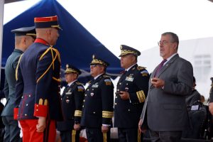 Presidente Bernardo Arévalo participa en actos de conmemoración de aniversario de la Escuela Politécnica y el Día del Cadete. / Foto: Gilber Garcia
