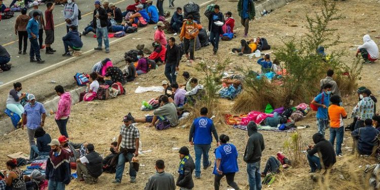 La mayoría de migrantes que llegan a México lo hace porque huye de la violencia en su país.