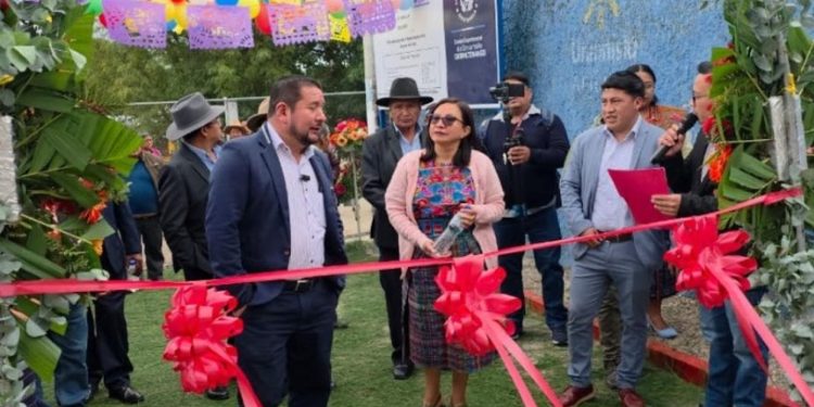 Inauguran proyecto de mejoramiento vial en Santa Apolonia