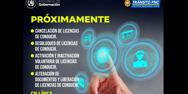 Ahora el Departamento de Tráncito de la PNC facilita el desbloqueo de licencia por medio de un trámite en línea.