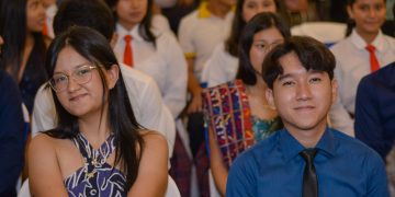 Jóvenes demuestran su civismo tocando temas de interés social. / Foto: Gobernación Departamental de Retalhuleu.