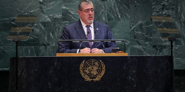 Guatemala en el 80° periodo de sesiones de la Asamblea General. / Foto: EFE