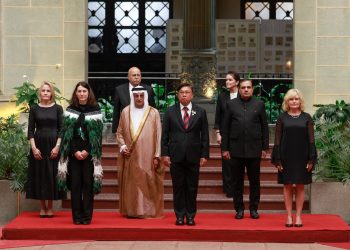 Seis embajadores presentan cartas credenciales ante el presidente Bernardo Arévalo. / Foto: Dickéns Zamora.
