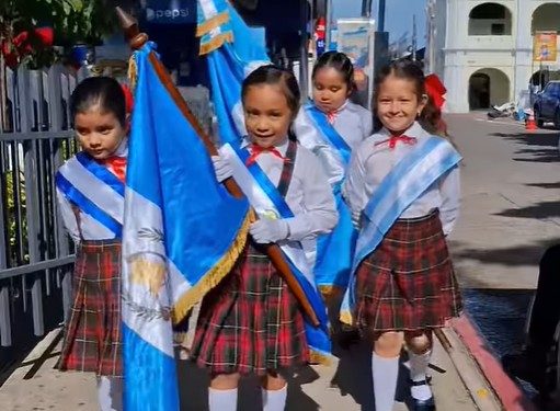 Acto cívico marca el inicio a las actividades patrias en Jutiapa