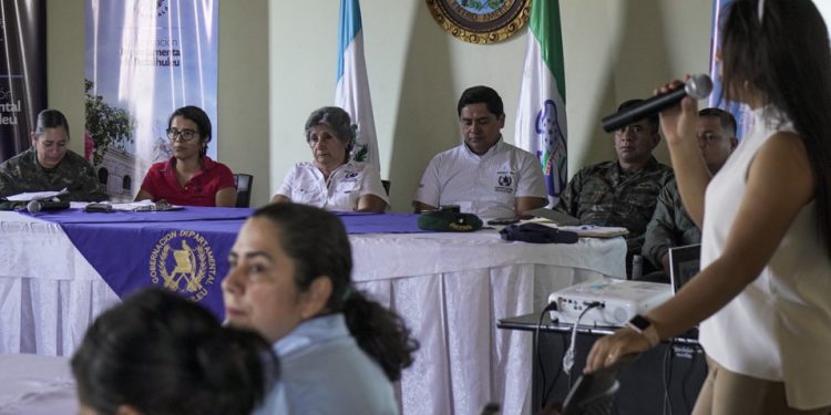 Seguimiento a las actividades en el marco de la independencia en Retalhuleu