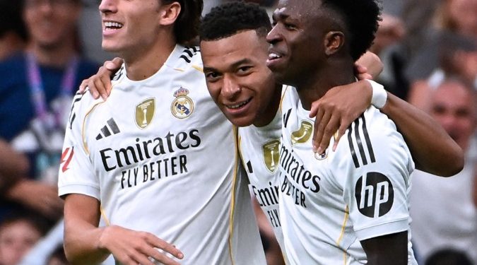 Mbappé afianza al Real Madrid al liderato