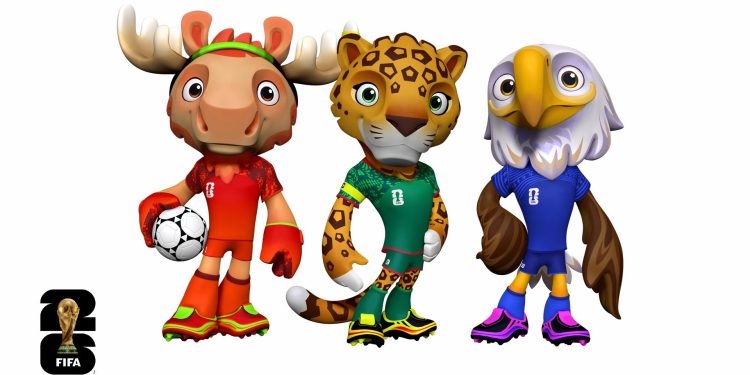 Maple, Zayu y Clutch: así son las mascotas oficiales del Mundial 2026