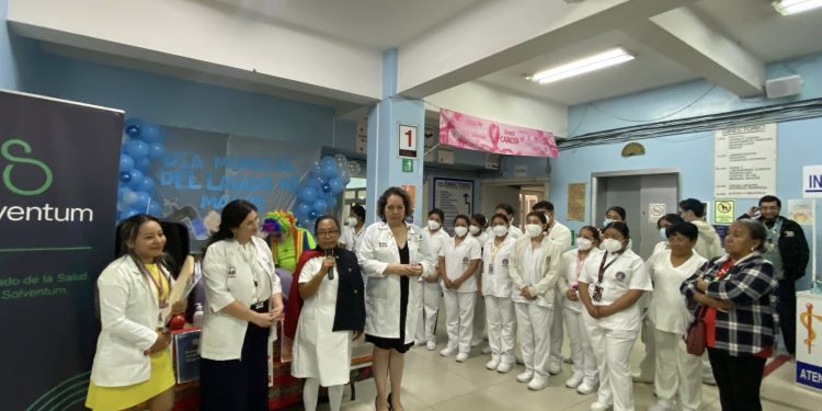 Hospital Roosevelt promueve la higiene y prevención en el Día Mundial del Lavado de Manos. (Foto: Hospital Roosevelt)