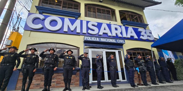 Inauguran Comisaría de la PNC en Tiquisate, Escuintla