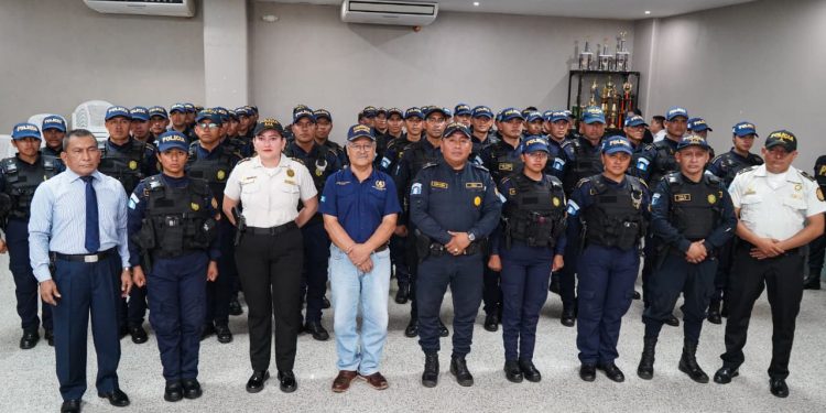 Nuevos agentes de la PNC se integran a fortalecer la seguridad en Retalhuleu