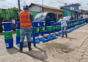 Coordinan la entrega de ayuda humanitaria a familias afectadas por lluvias en San Sebastián