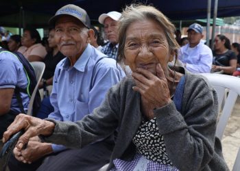 El municipio de Conguaco, Jutiapa se beneficia con el Bono Social./Foto: Mides.
