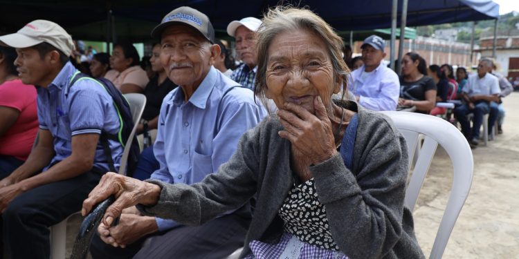 El municipio de Conguaco, Jutiapa se beneficia con el Bono Social./Foto: Mides.