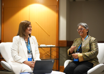 Durante su estadía por Brasil, la vicepresidenta desarrolló reuniones bilaterales , para fortalecer la cooperación científica y el intercambio de experiencias. (Foto: Vicepresidencia)