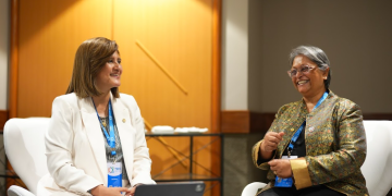 Durante su estadía por Brasil, la vicepresidenta desarrolló reuniones bilaterales , para fortalecer la cooperación científica y el intercambio de experiencias. (Foto: Vicepresidencia)