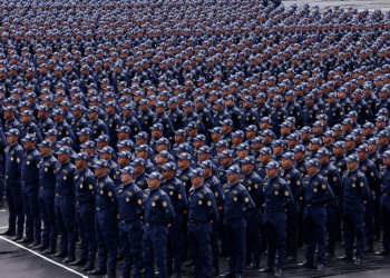 Un total de 3 mil 229 nuevos elementos de la Policía Nacional Civil se sumaron a las filas de la institución. / Foto: Alex Jacinto