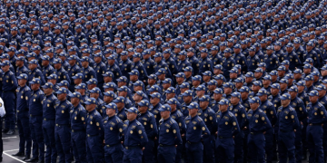 Un total de 3 mil 229 nuevos elementos de la Policía Nacional Civil se sumaron a las filas de la institución. / Foto: Alex Jacinto
