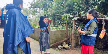 Mides finaliza levantamiento de RSH en Cunén, Quiché./Foto: Mides: