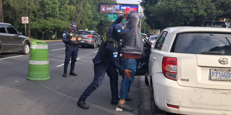 PNC desarrolla operativo en zona 15./Foto: PNC.