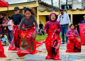Mides impulsa el liderazgo juvenil e infantil en Totonicapán./Foto: Mides.