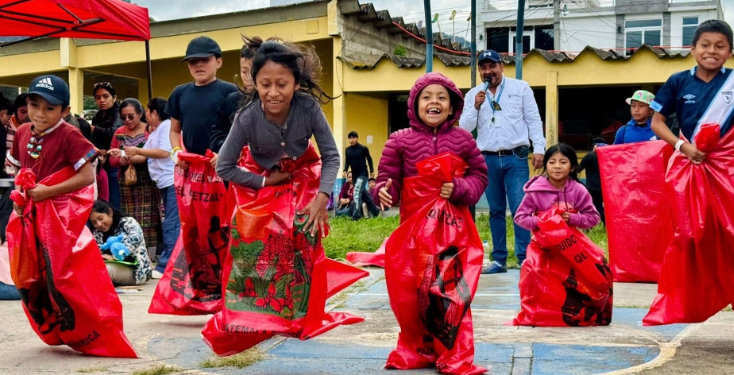 Mides impulsa el liderazgo juvenil e infantil en Totonicapán./Foto: Mides.