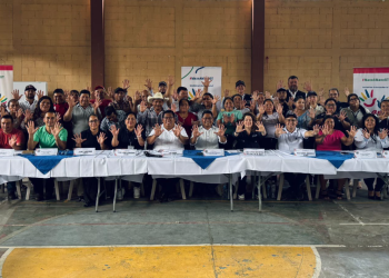 Mides presenta la iniciativa Mano a Mano en San Jacinto, Chiquimula./Foto: Mides.