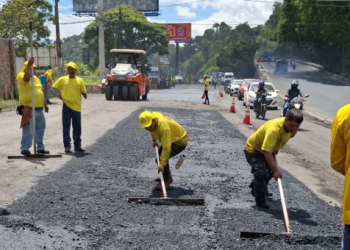 Covial continúa trabajos de recuperación vial en el territorio nacional. / Foto: Covial.