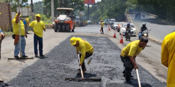 Covial continúa trabajos de recuperación vial en el territorio nacional. / Foto: Covial.