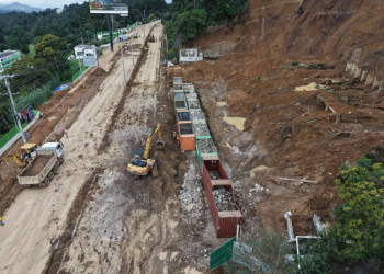 Conred delega labores de limpieza y estabilización al CIV y municipalidades./Foto: Covial.