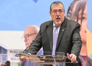 Presidente Bernardo Arévalo se solidariza con México. / Foto: Archivo SCSP.