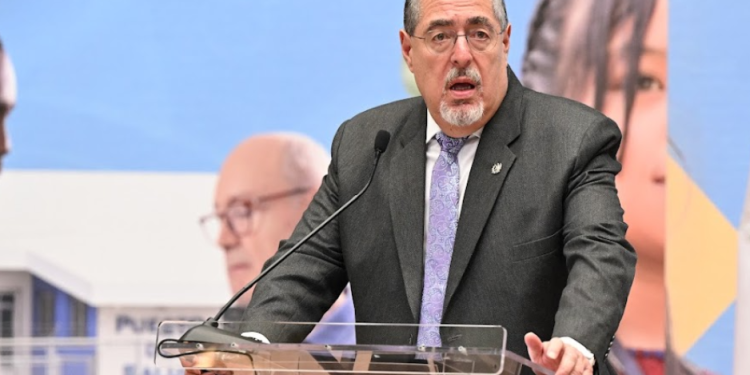 Presidente Bernardo Arévalo se solidariza con México. / Foto: Archivo SCSP.