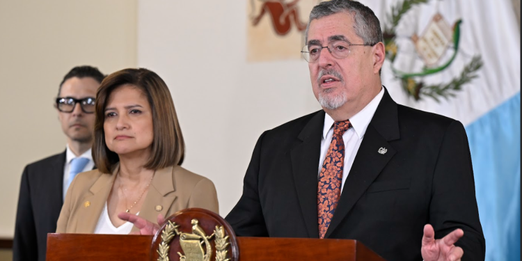 Presidente Bernardo Arévalo en mensaje a la Nación.