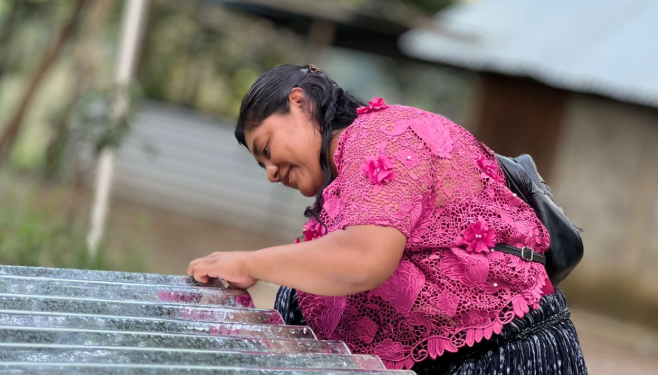 Mides favorece a 500 familias de Baja Verapaz./Foto: Mides.