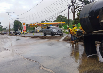 km 24.5 CA-1 Oriente CAES. / Foto: Covial