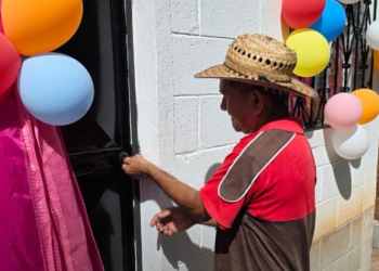 Fopavi entregó 33 viviendas en Coatepeque, Quetzaltenango./Foto: Fopavi.